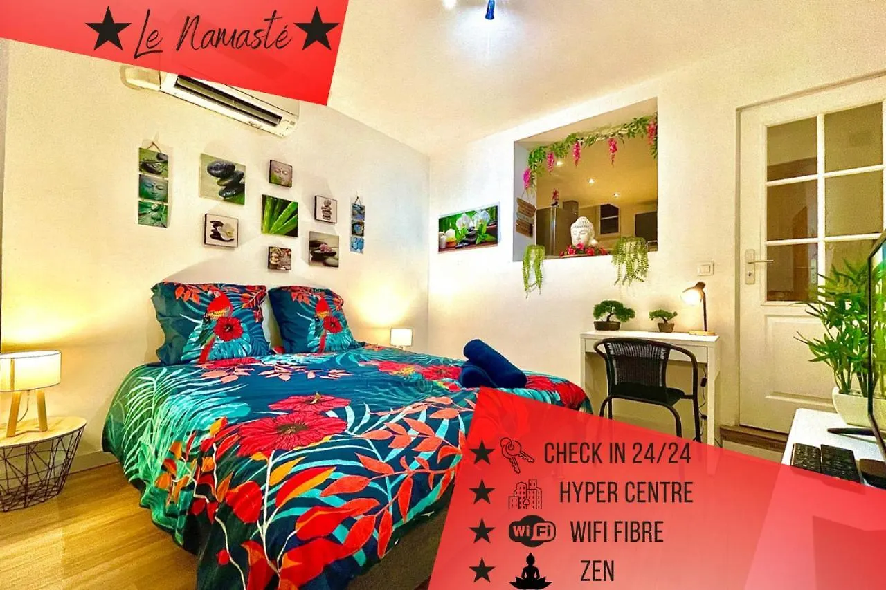 *Le Namaste*Fibre Wifi*Hyper Centre* Apartment Salon-de-Provence
